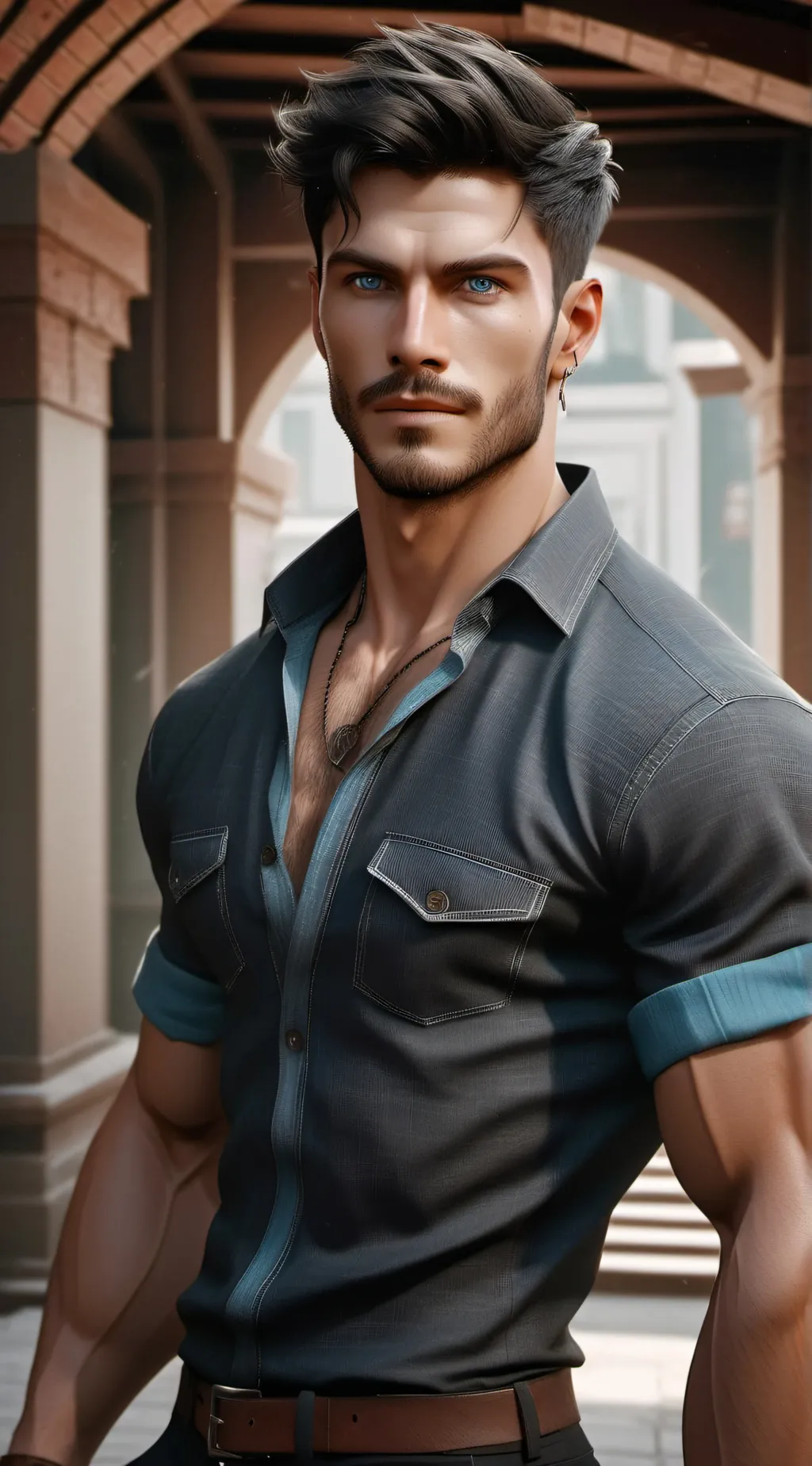 ai character: Damion background
