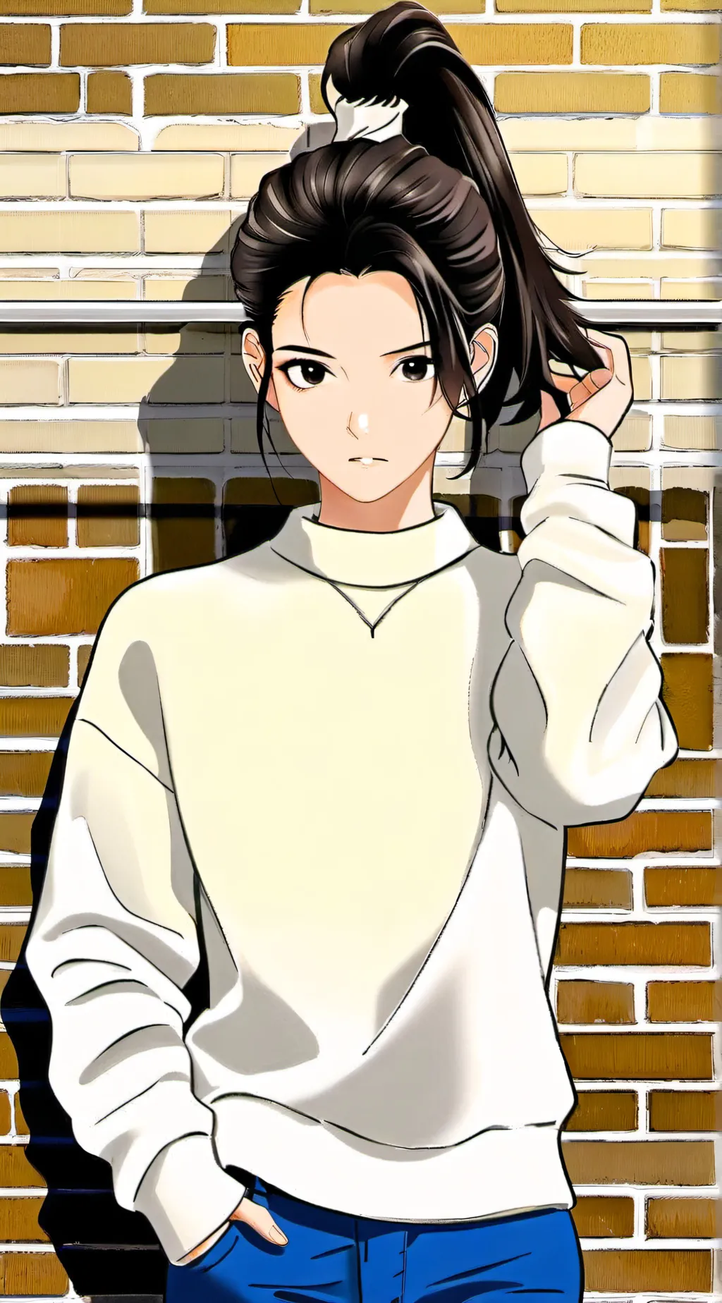 ai character: Ashley background