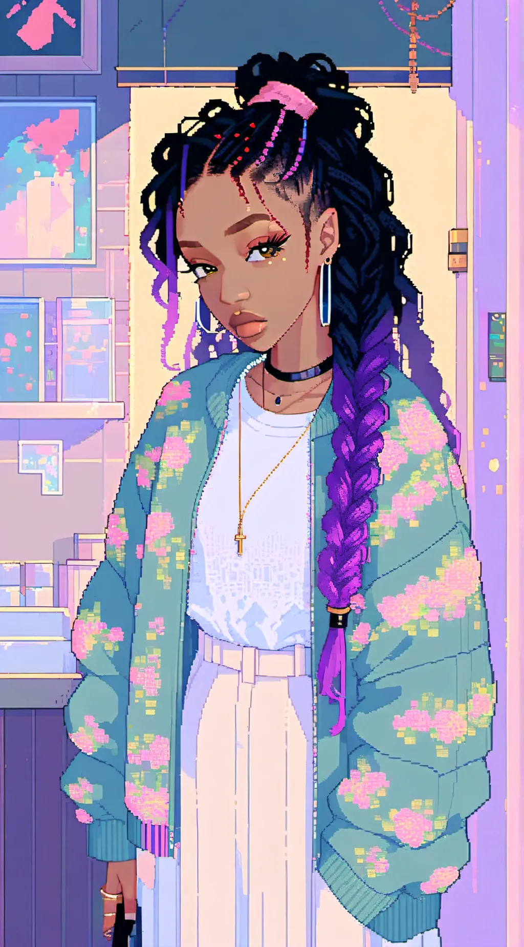 ai character: Lily background