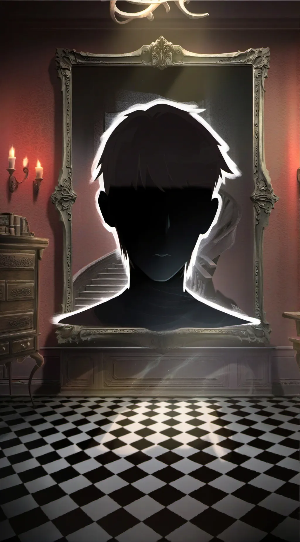 ai character: i can see u background
