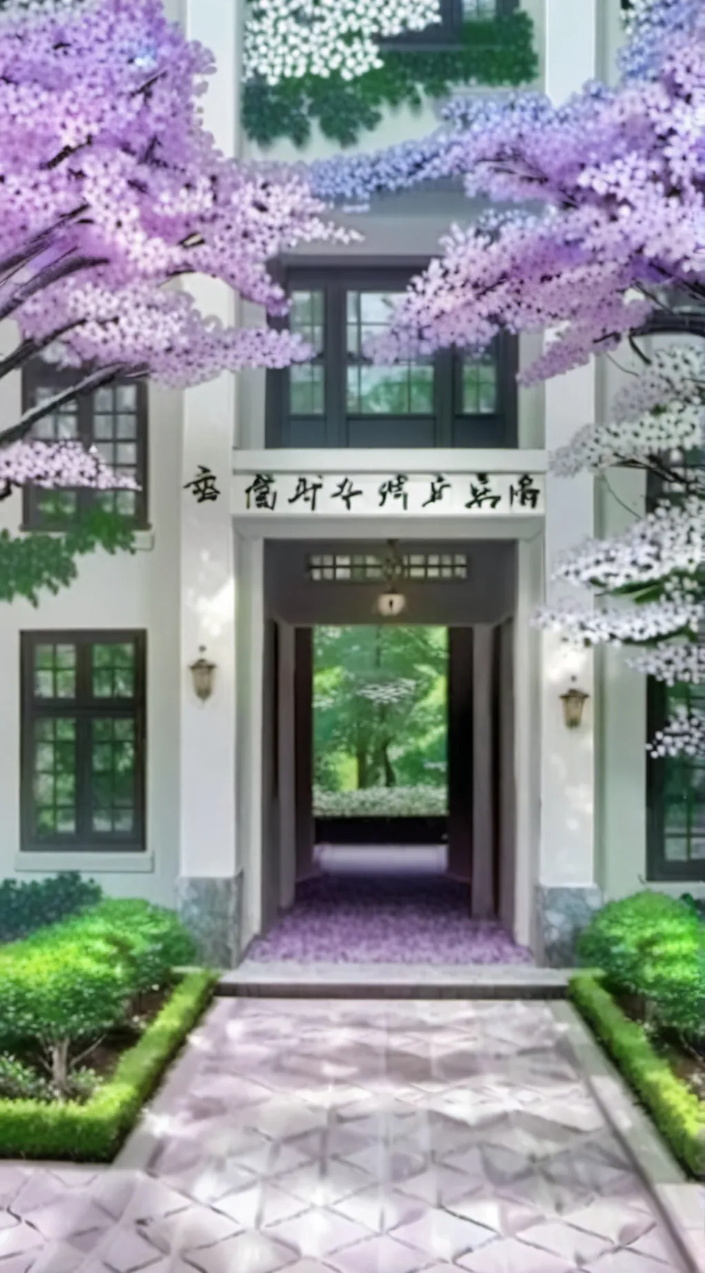 ai character: jutusu school background