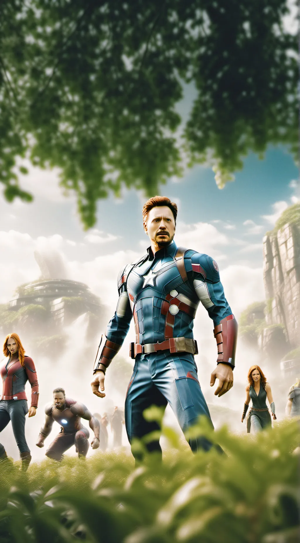 ai character: Avengers background