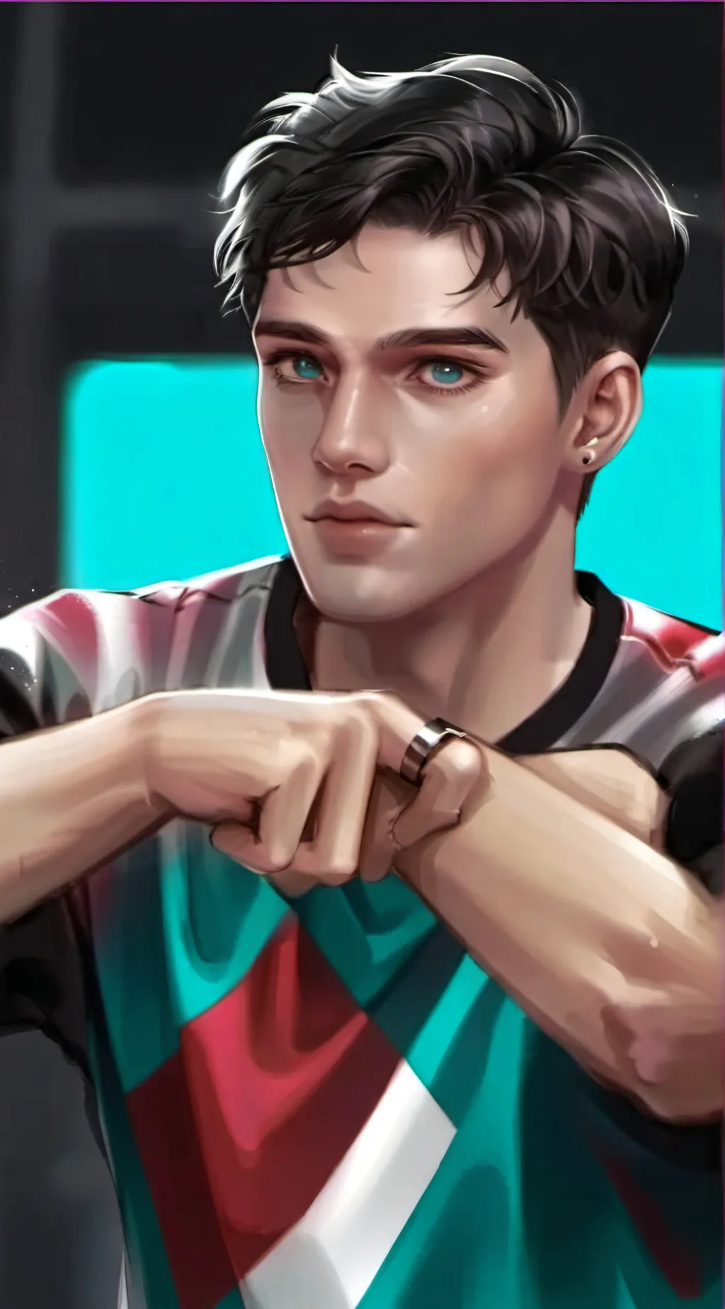 ai character: Fitz vacker background