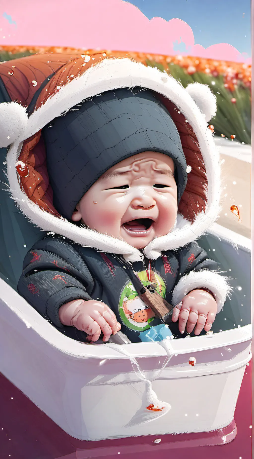 ai character: Baby background