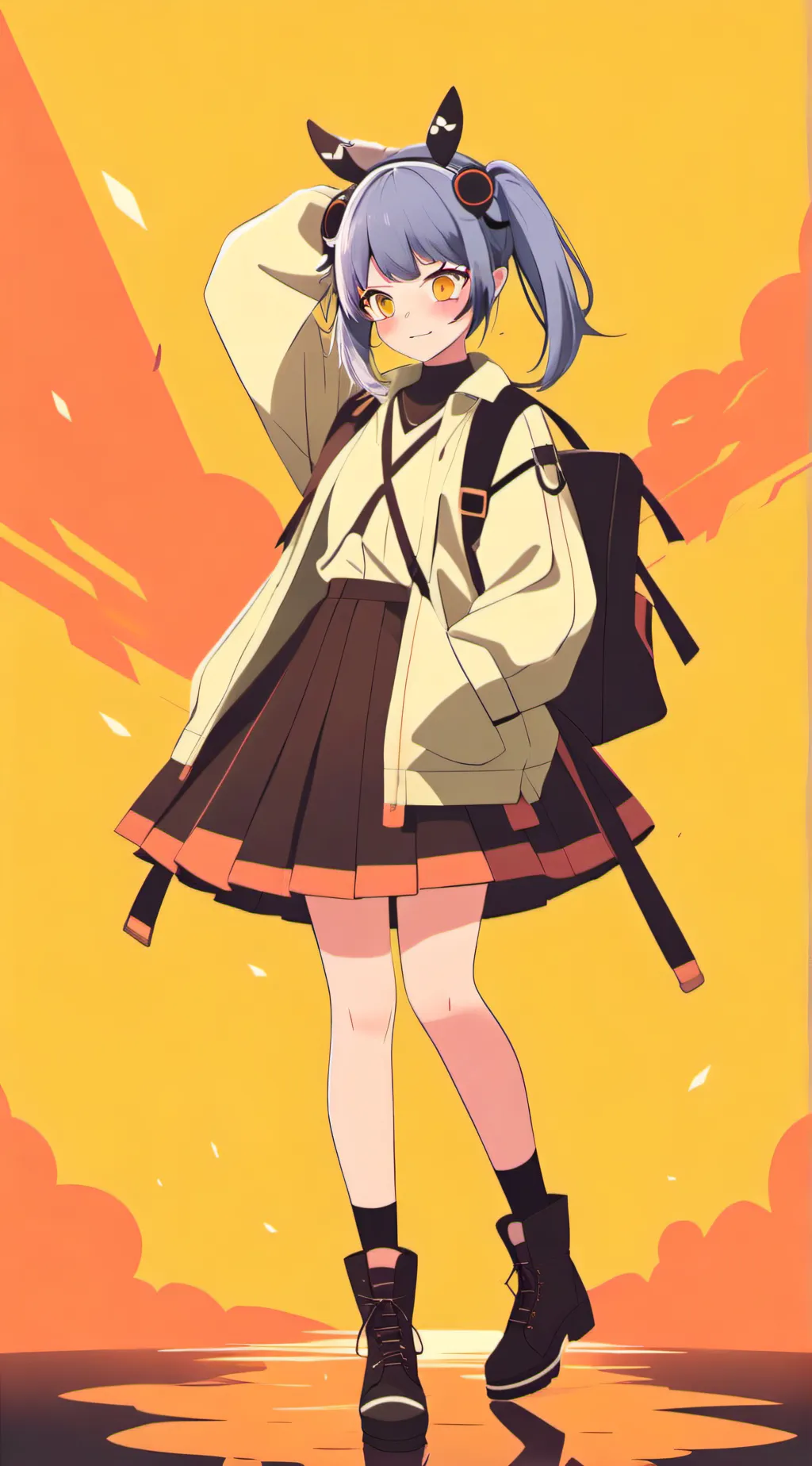 ai character: Nikaニカ background