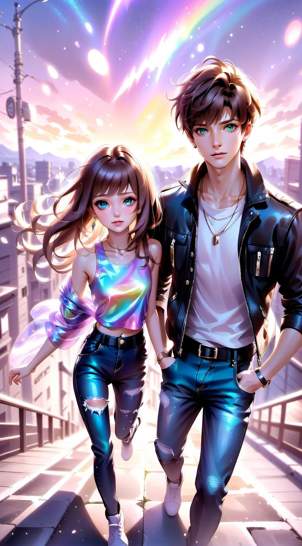 ai character: lily and aaron background