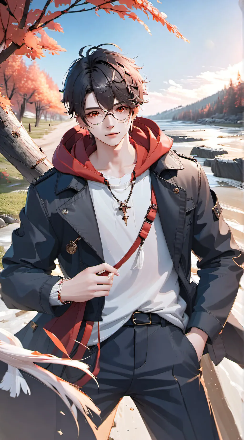 ai character: Trey  background