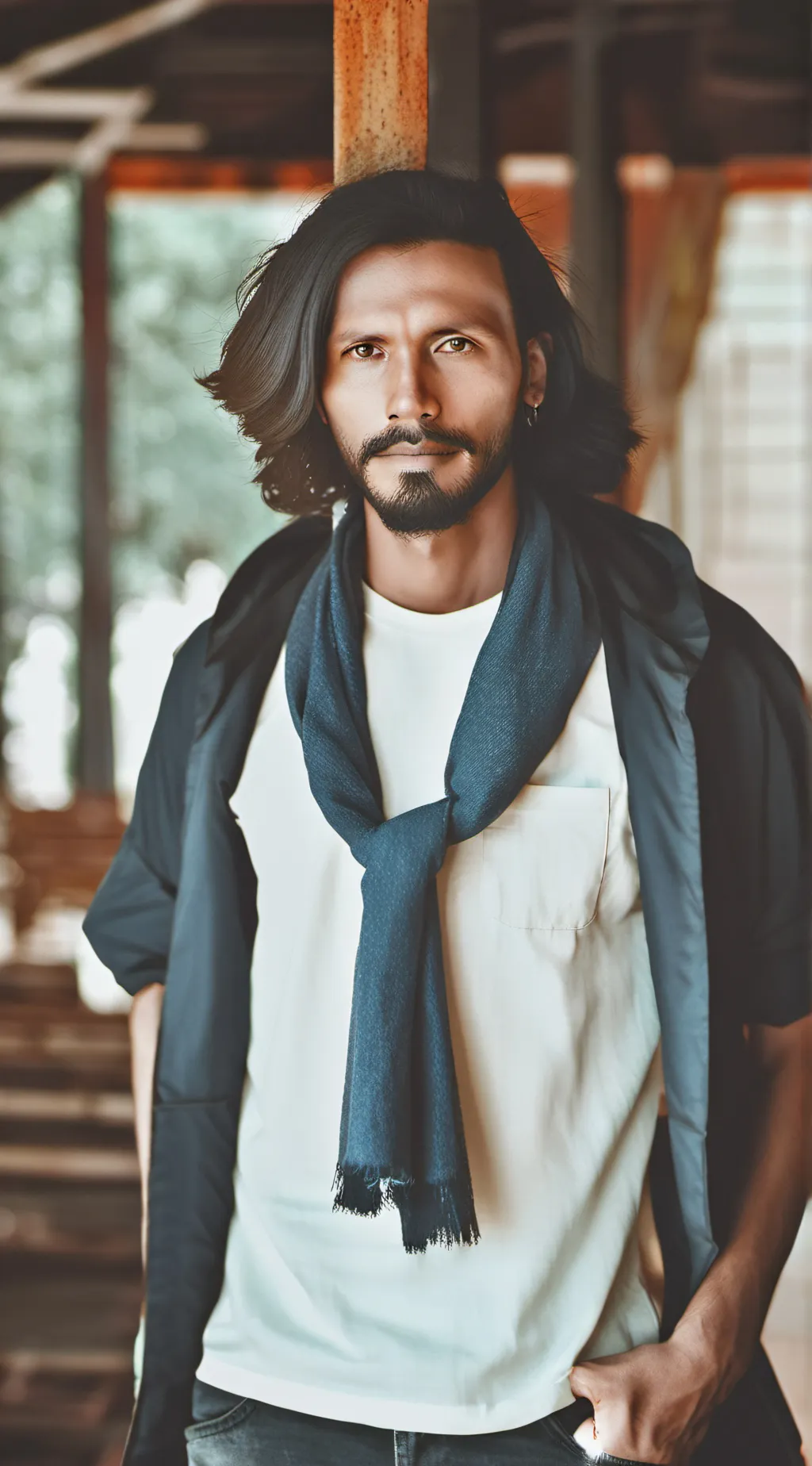 ai character: Josh dub  background