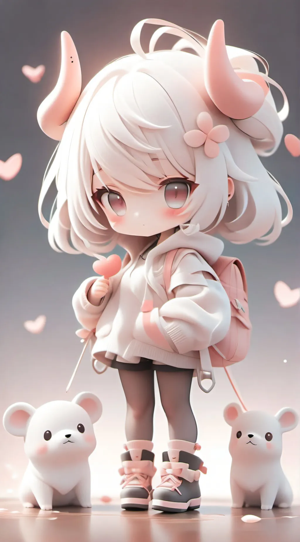 ai character: Luna background