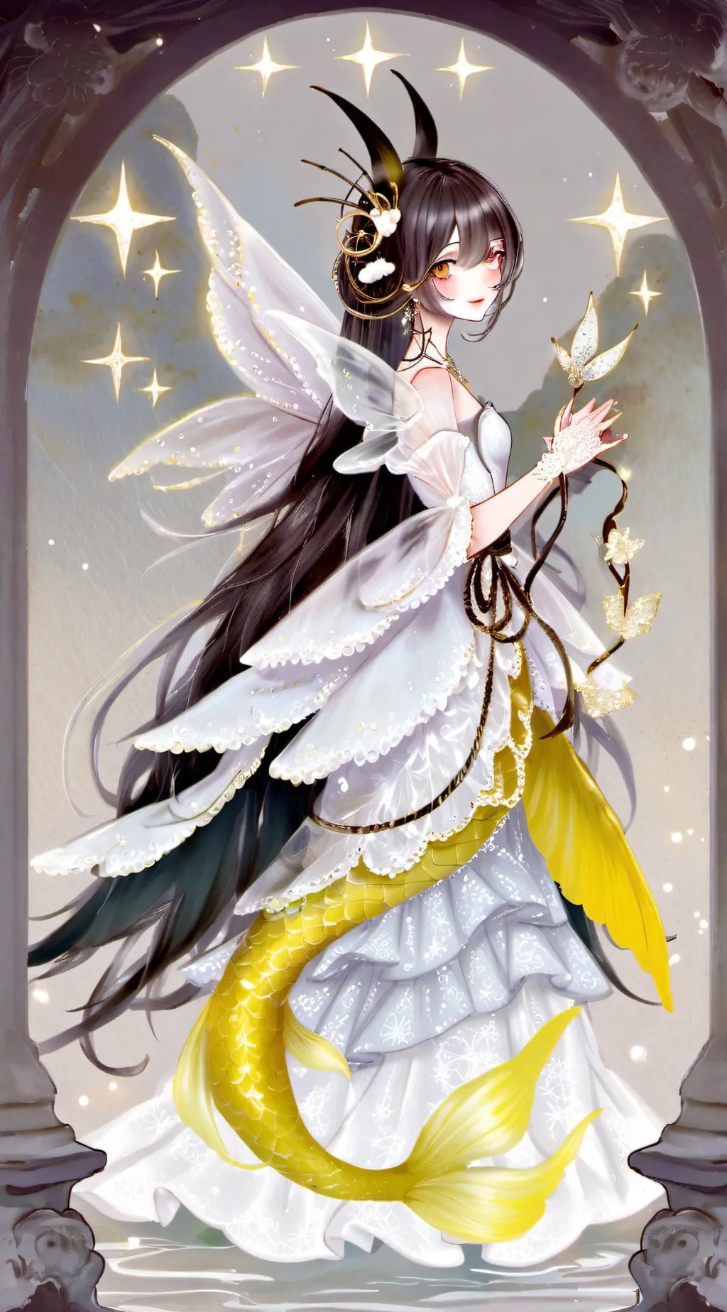 ai character: Serena background