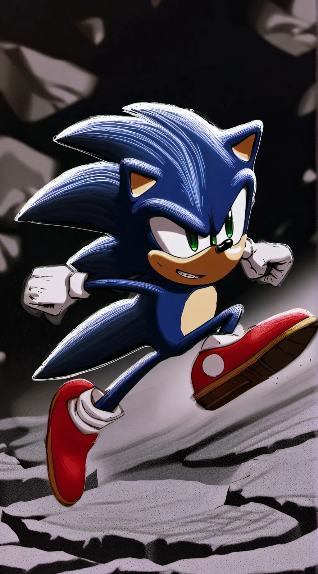 ai character: Sonic The Hedgehog background