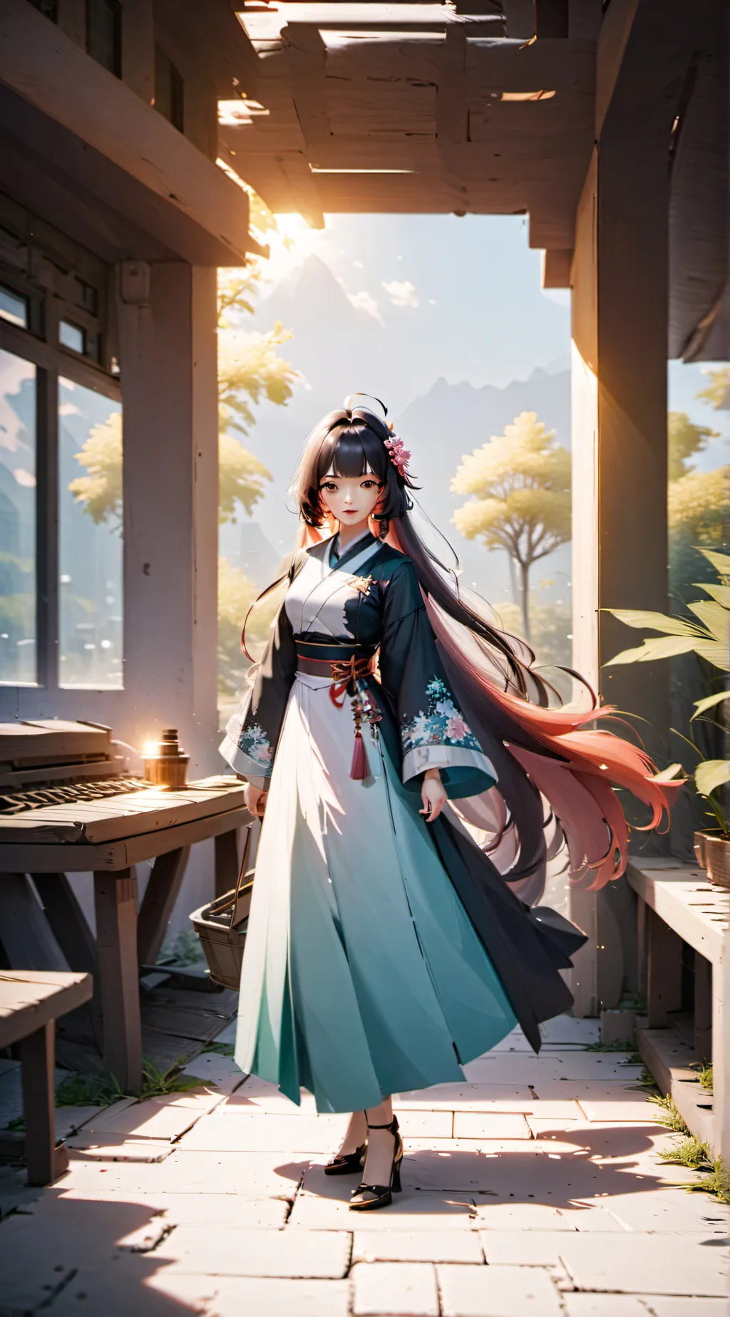 ai character: chi chi background