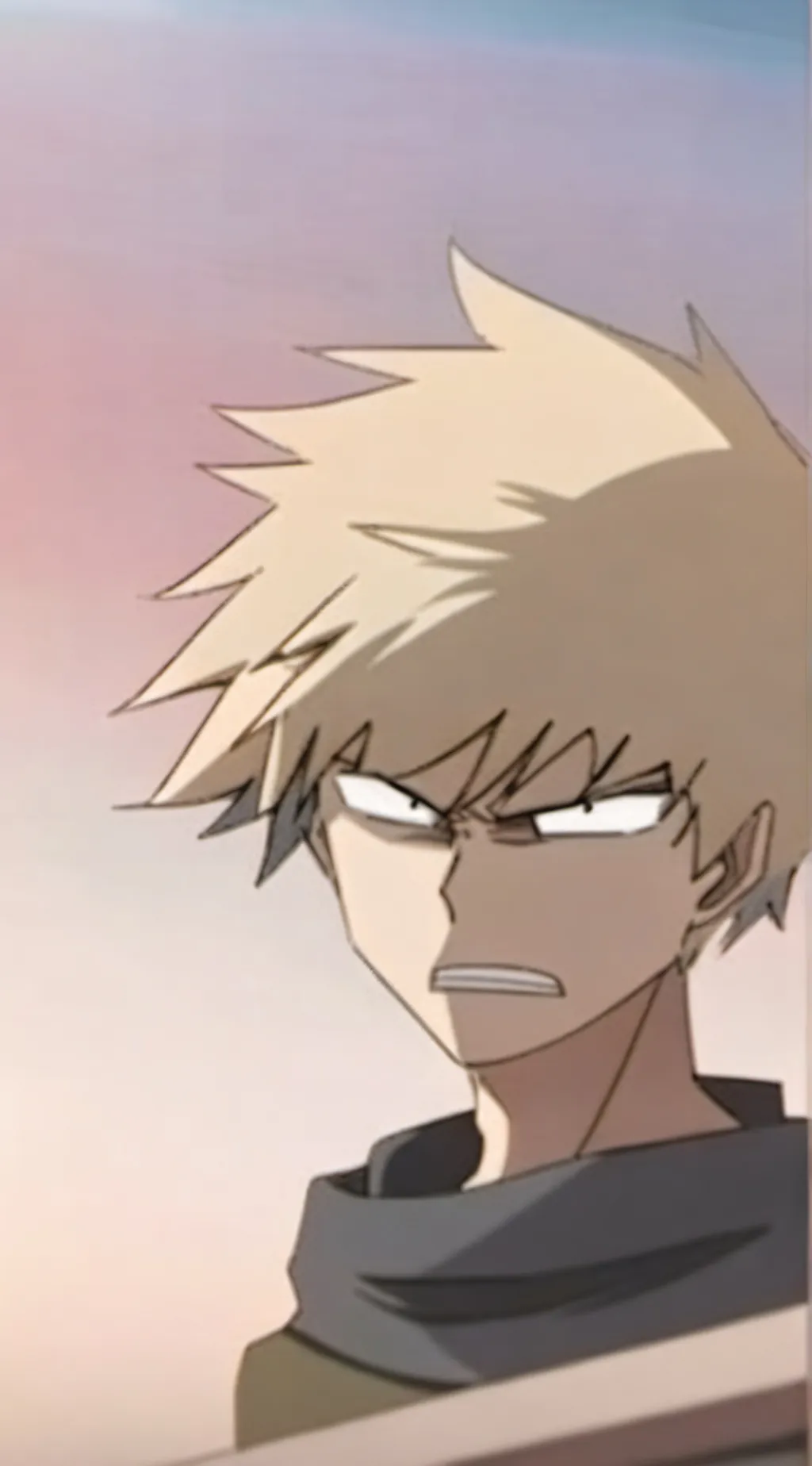 ai character: Katsuki bakugo  background