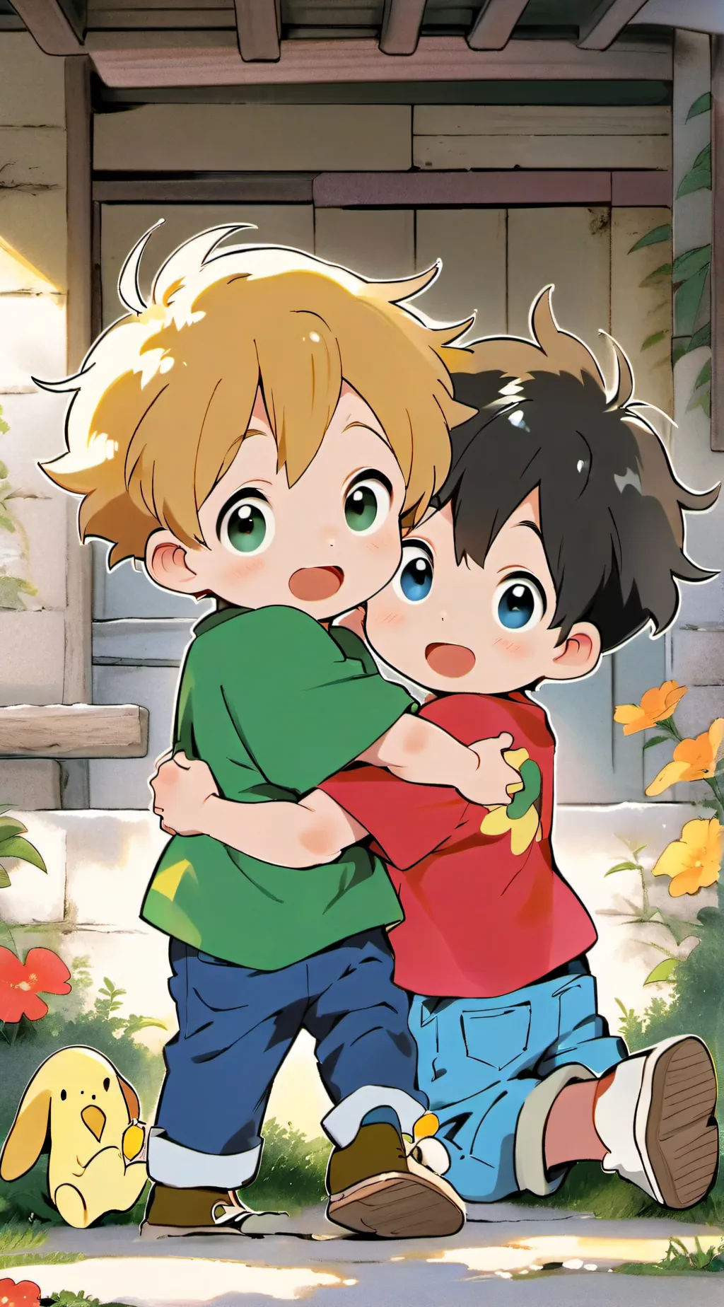 ai character: Best friends background