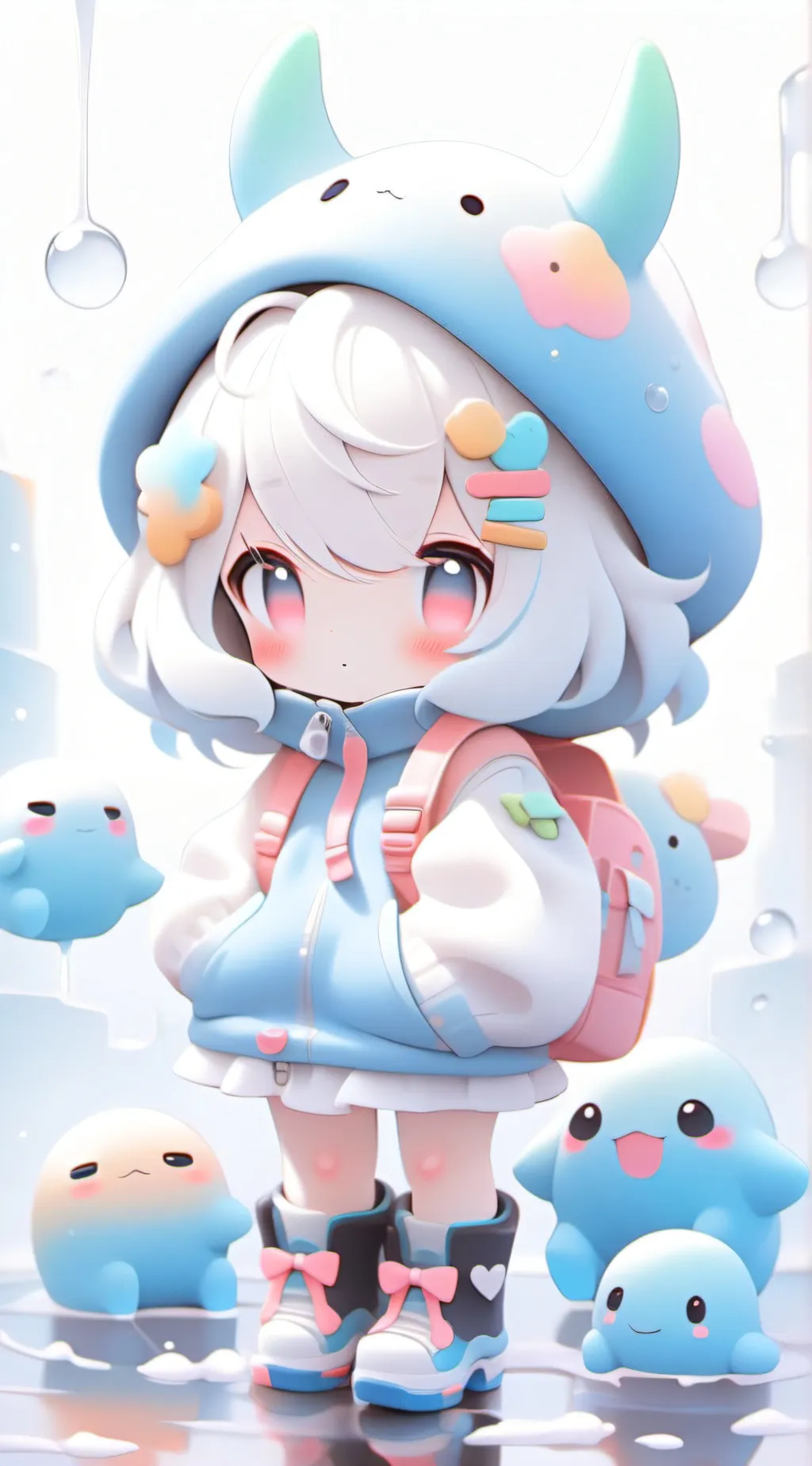 ai character: slimey background