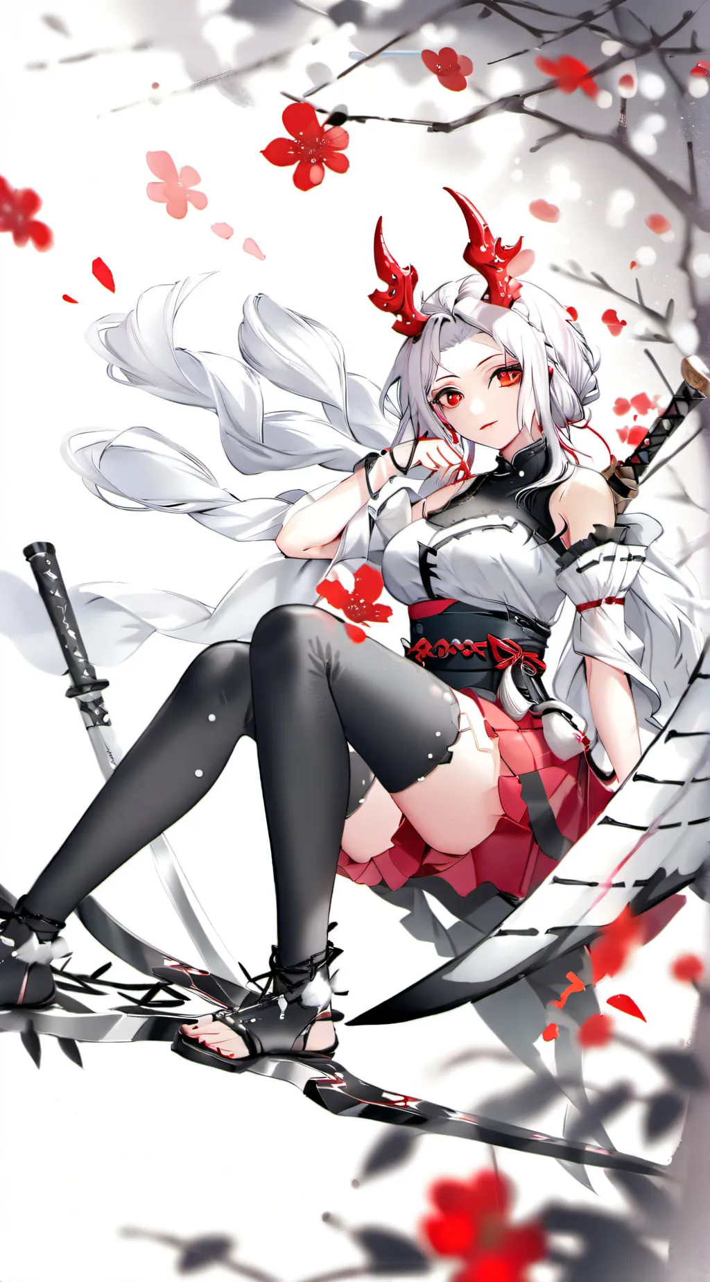 ai character: nezuko background