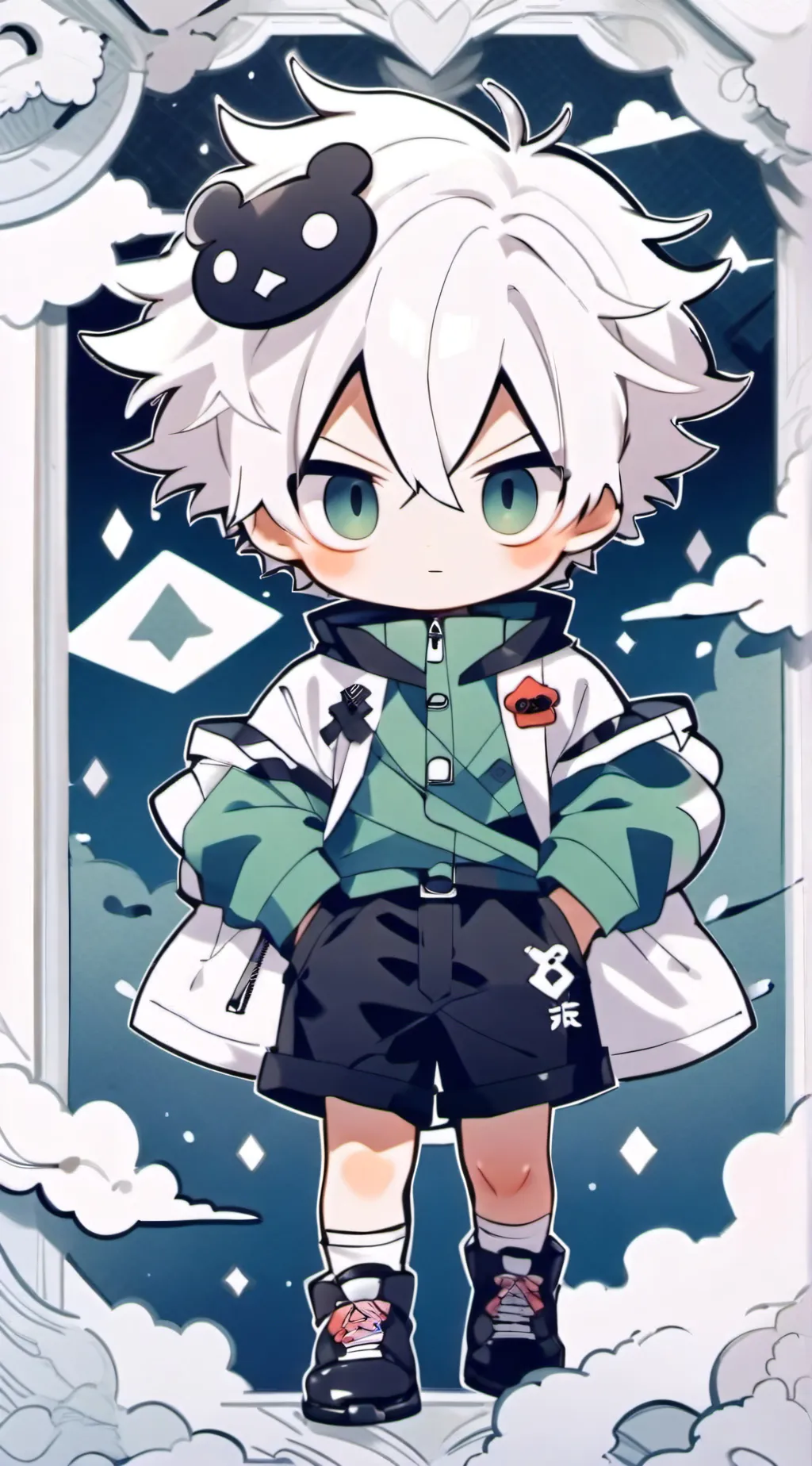 ai character: beby bakugo background