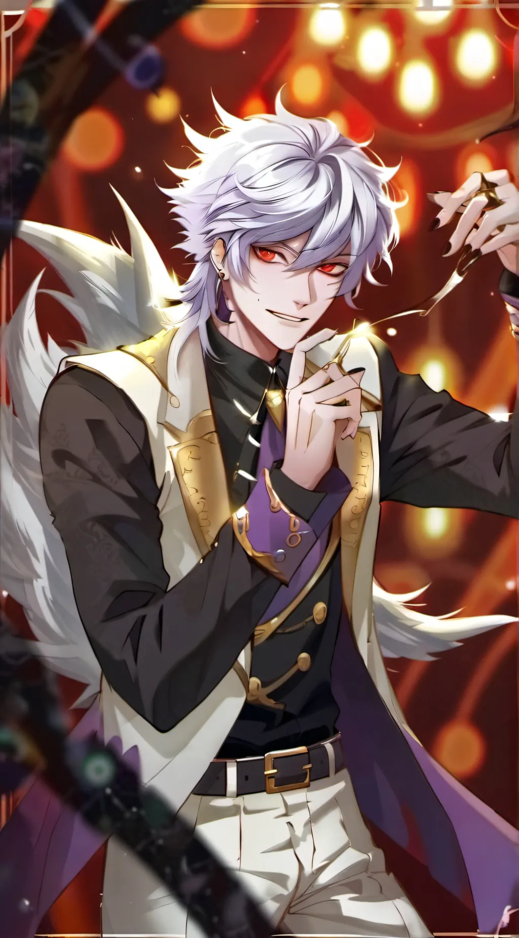 ai character: demon slayer background