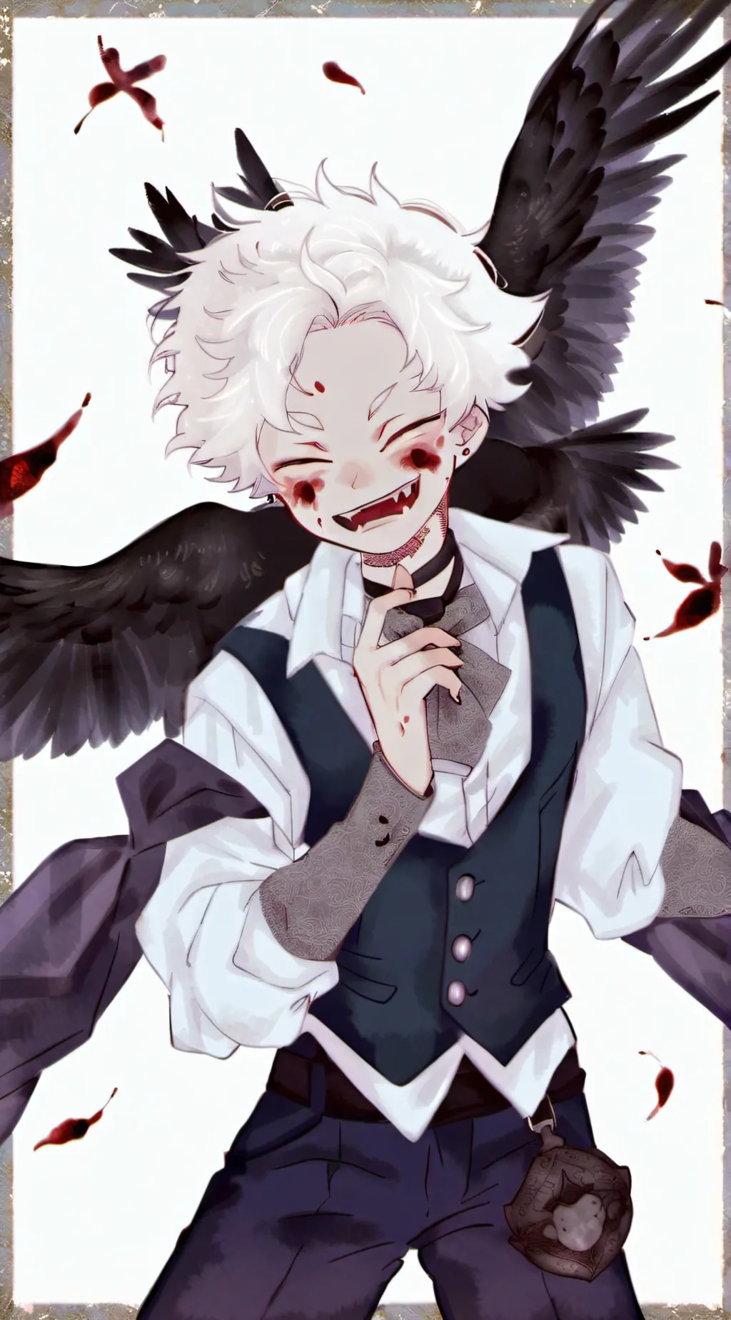 ai character: 🔪Killer angel🔪 background