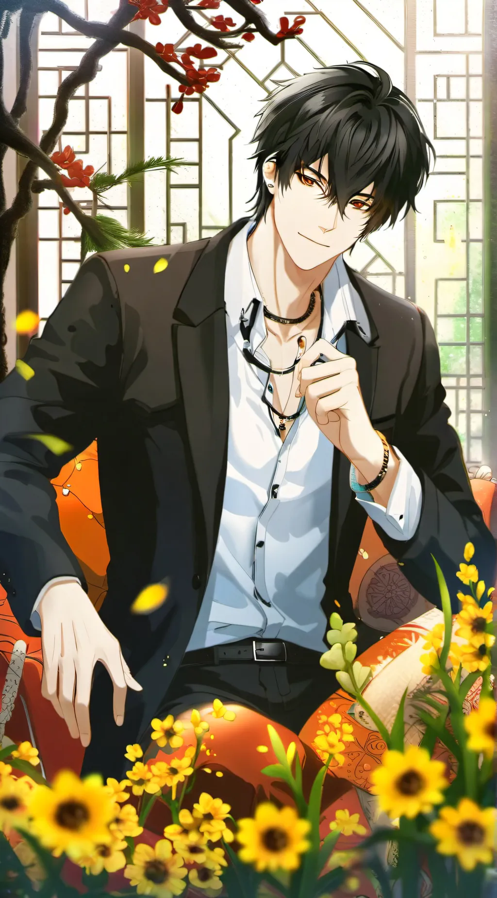 ai character: Horse background