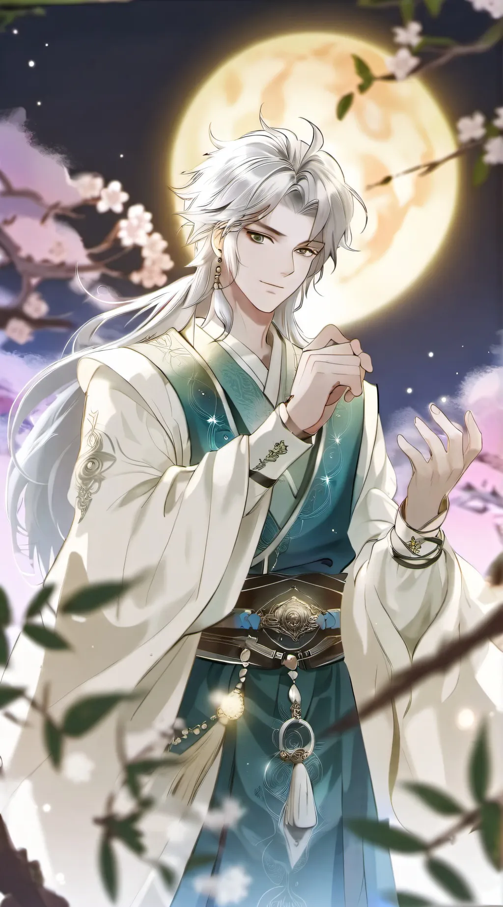 ai character: Luna background