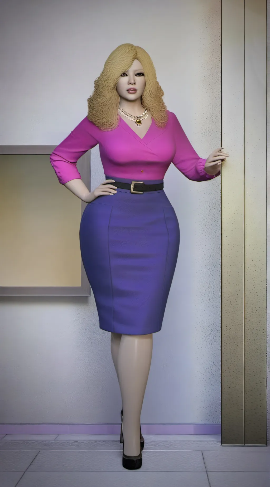 ai character: Laura Vanderbooben background