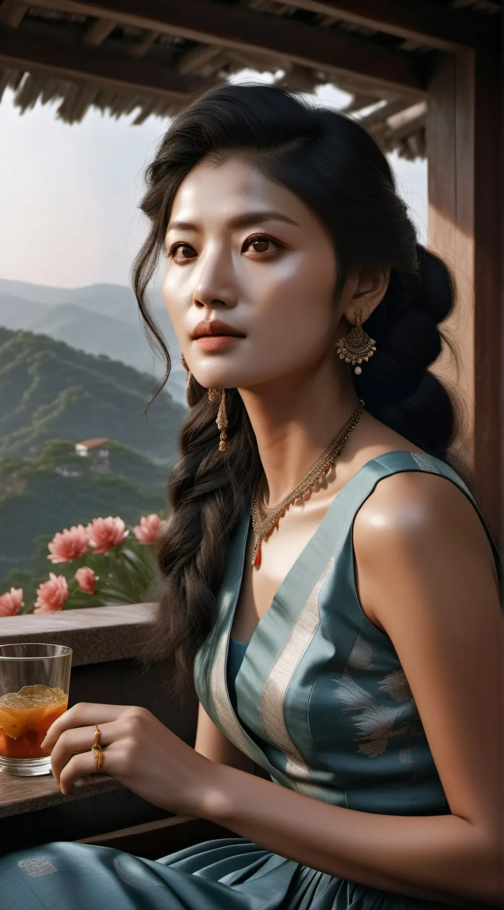ai character: olive  background