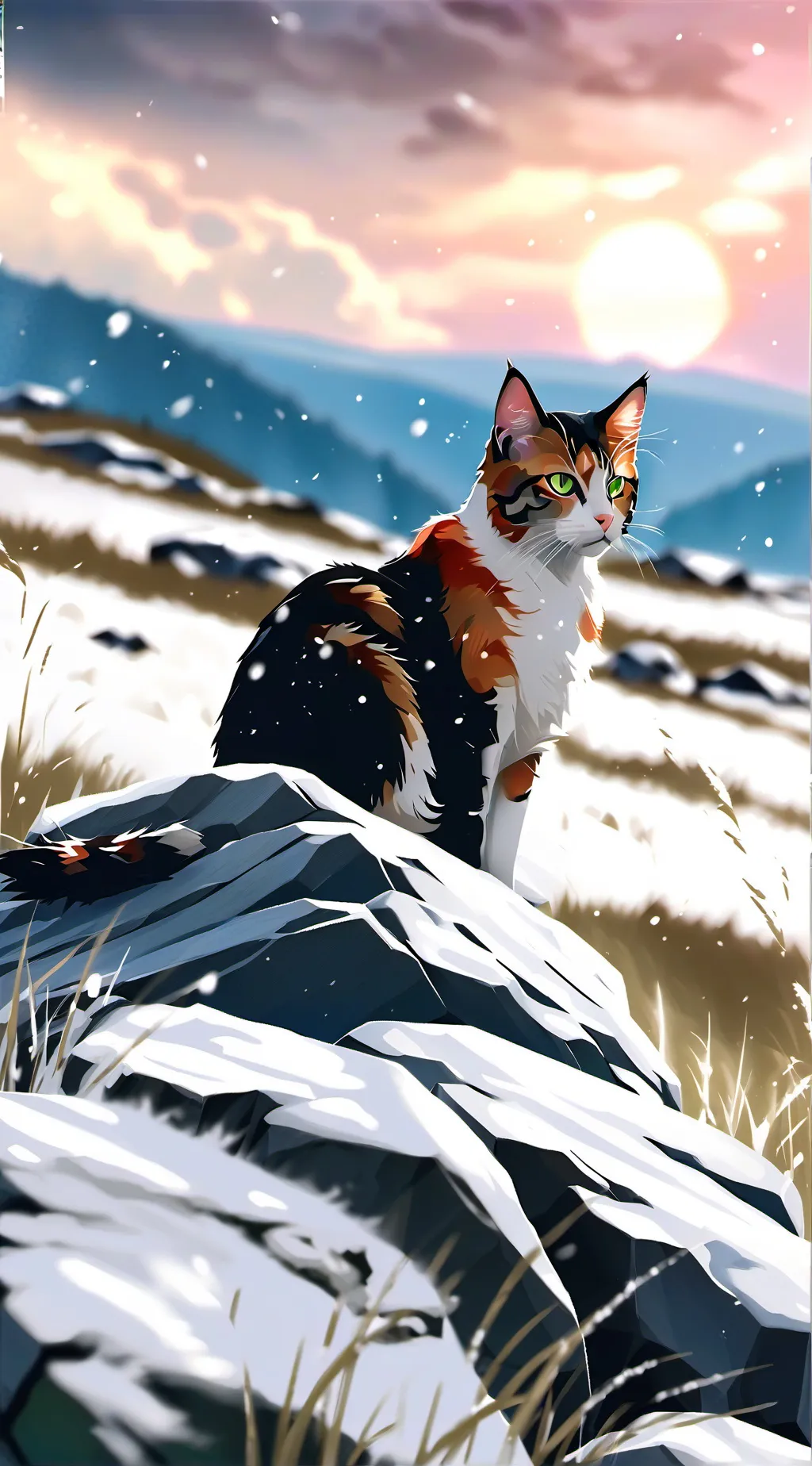 ai character: FinchHeart background