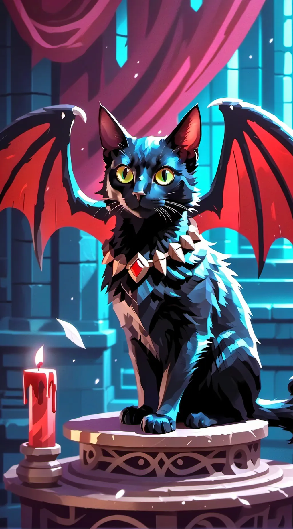 ai character: 🍺Husk 🐈‍⬛ background