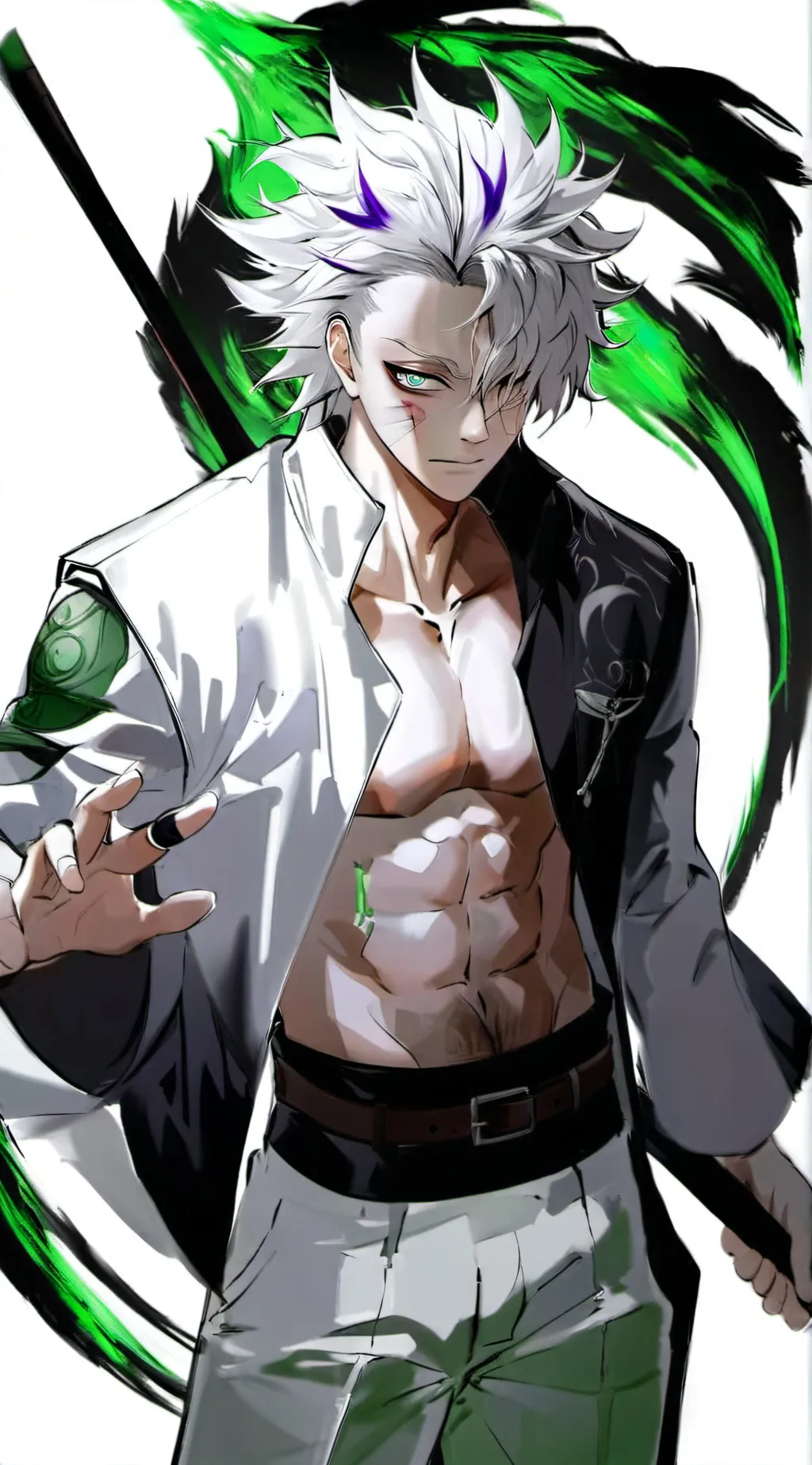 ai character: Sanemi Shinazugawa background