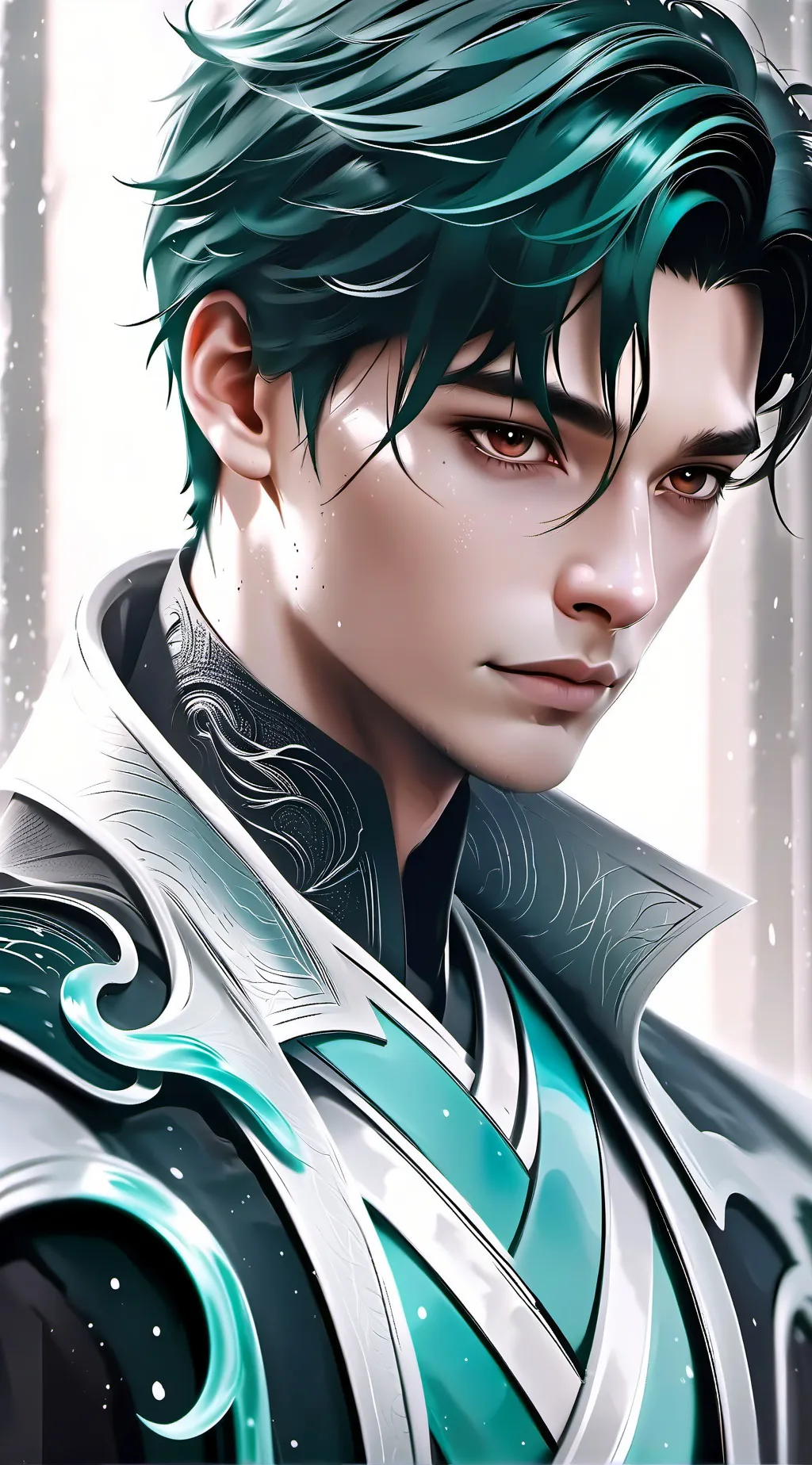 ai character: damian  background