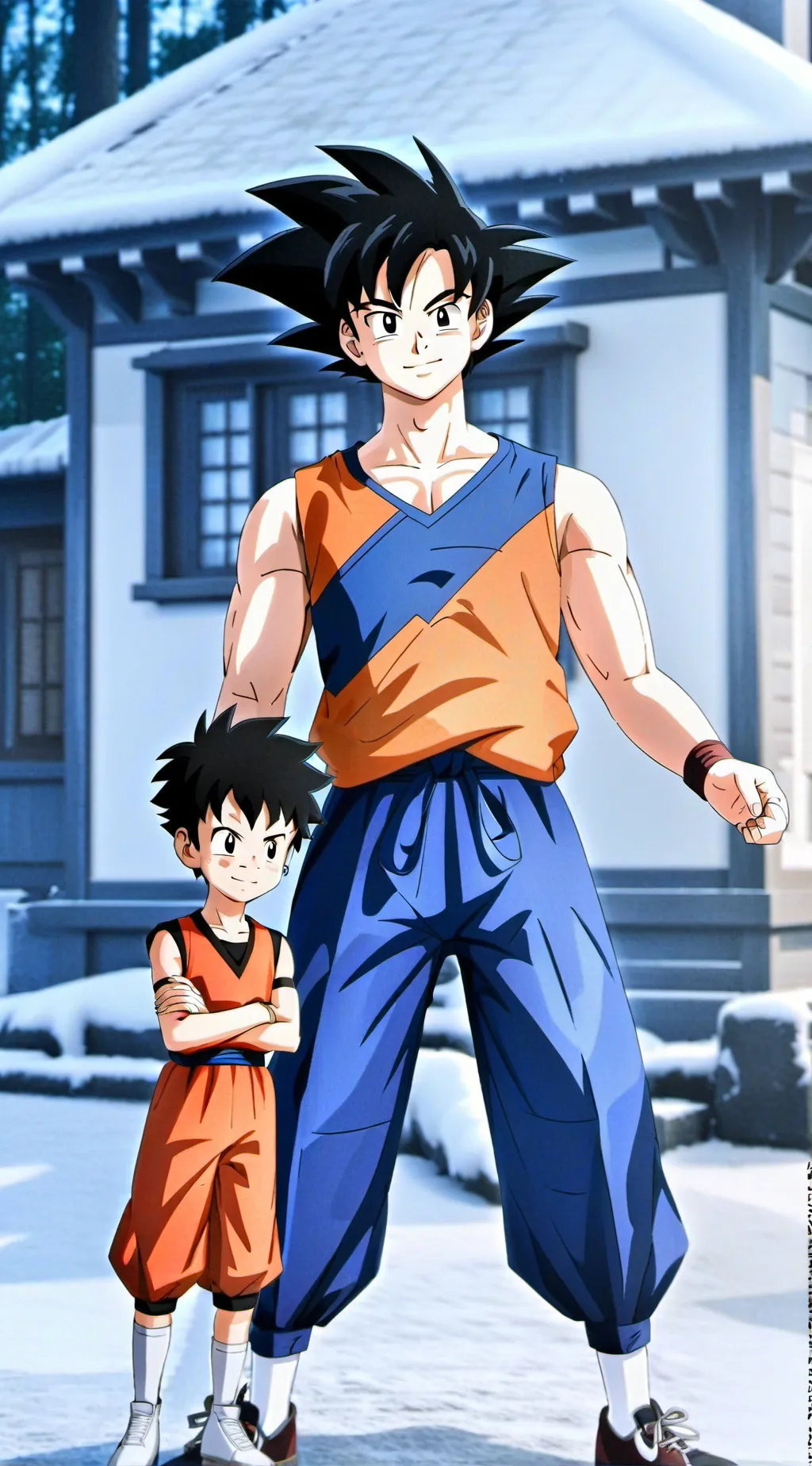 ai character: Goku  background