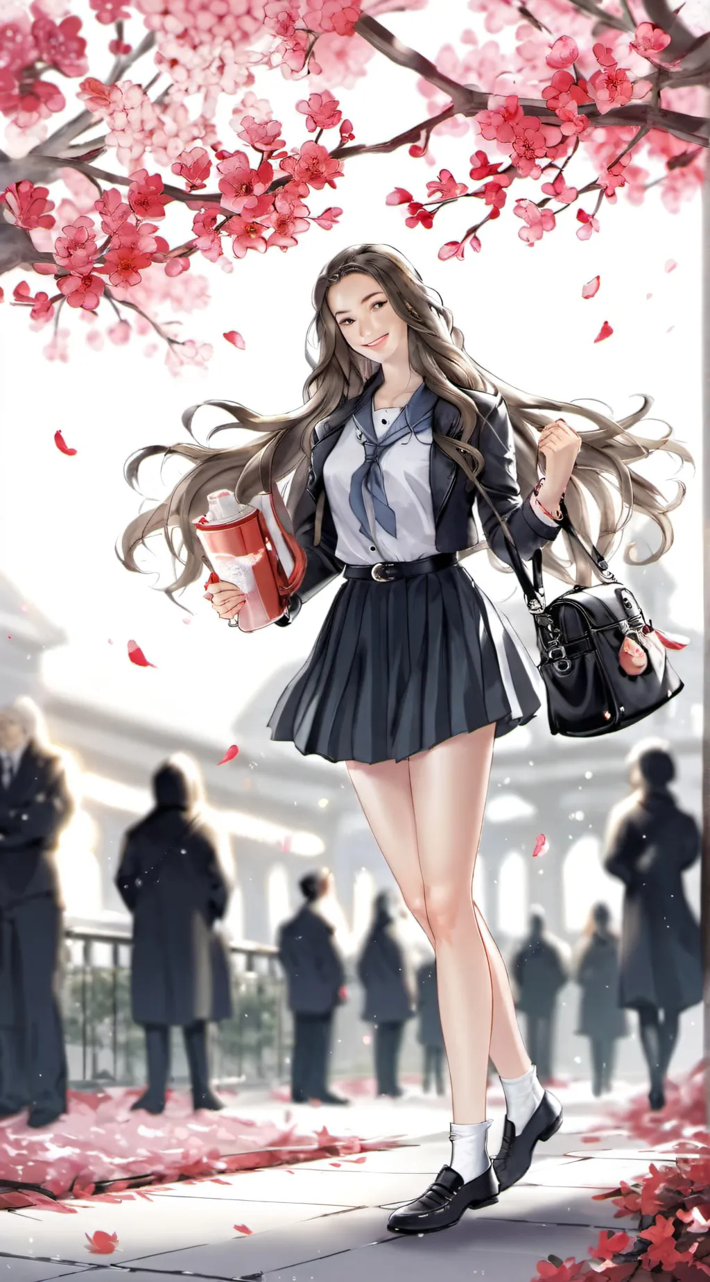 ai character: Hot popular girl background