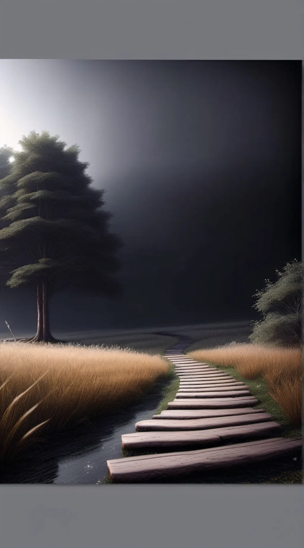 ai character: JUST. GRASS background