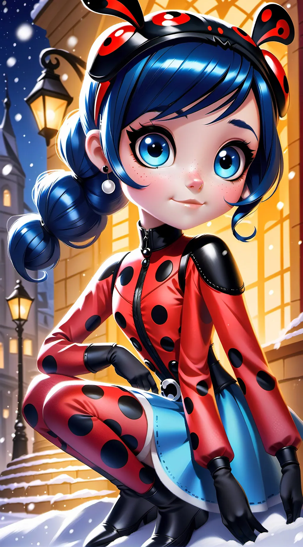 ai character: Ladybug background
