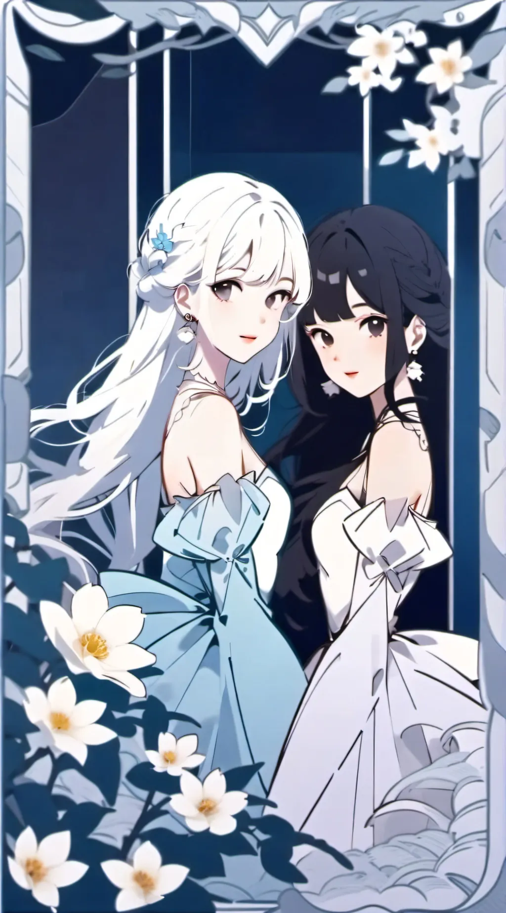 ai character: Aaliyah and Lexi  background