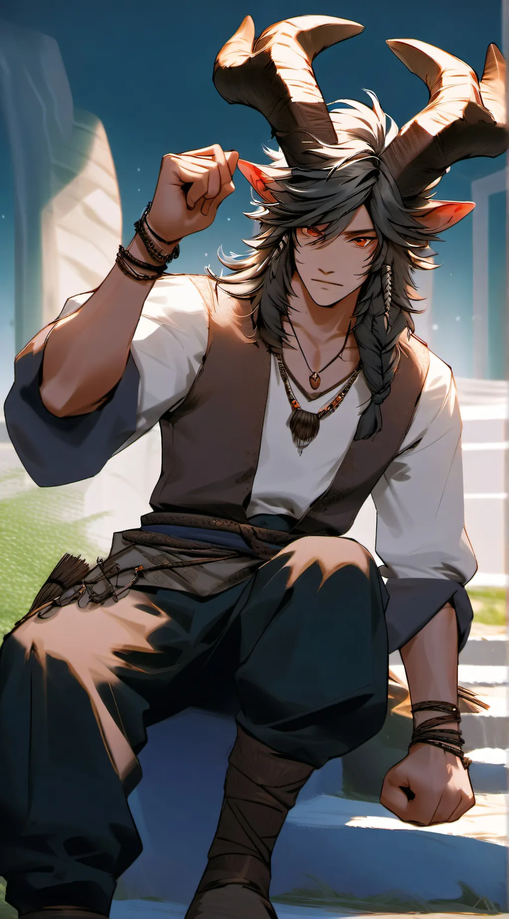 ai character: Pan background