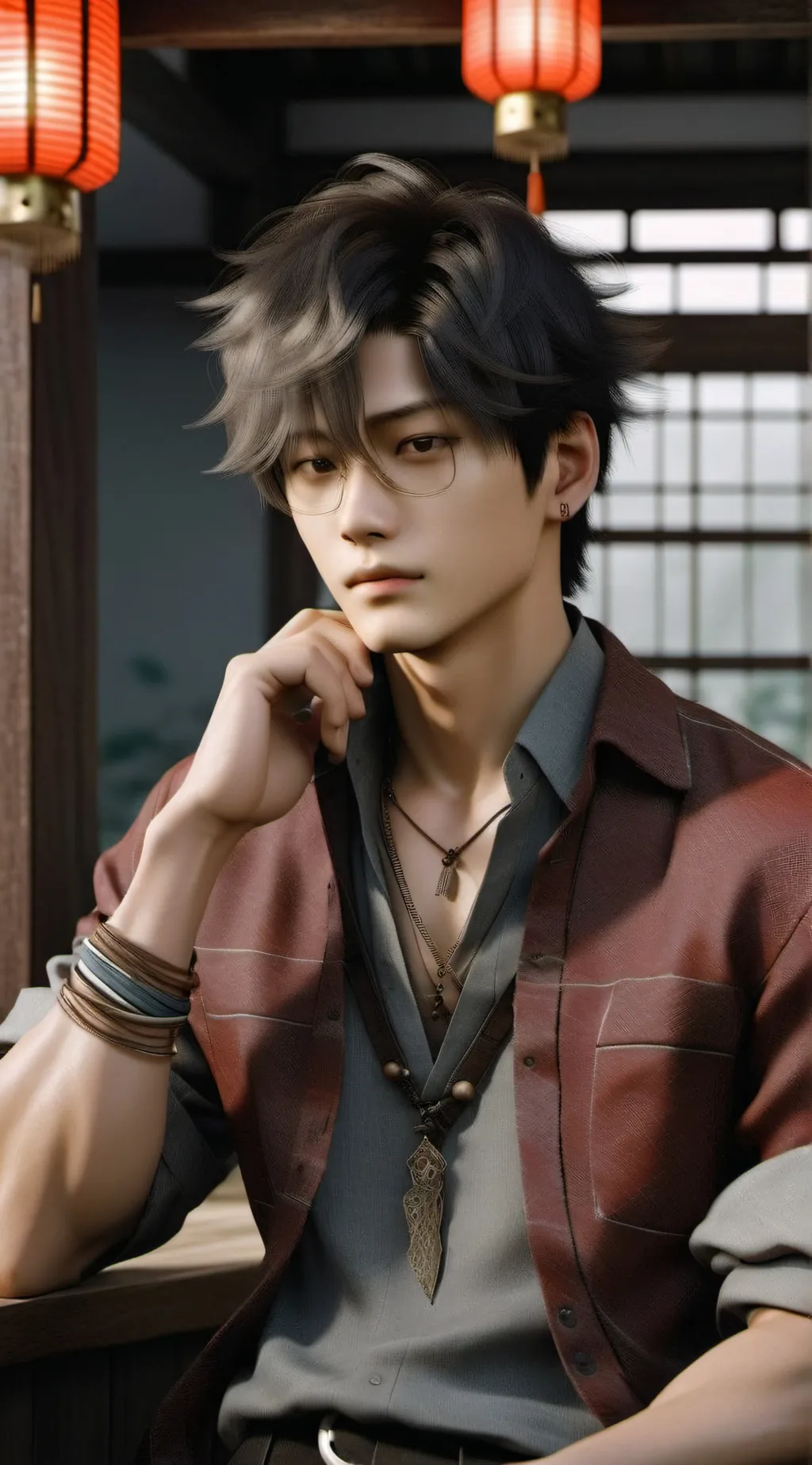 ai character: Nishimura Riki background