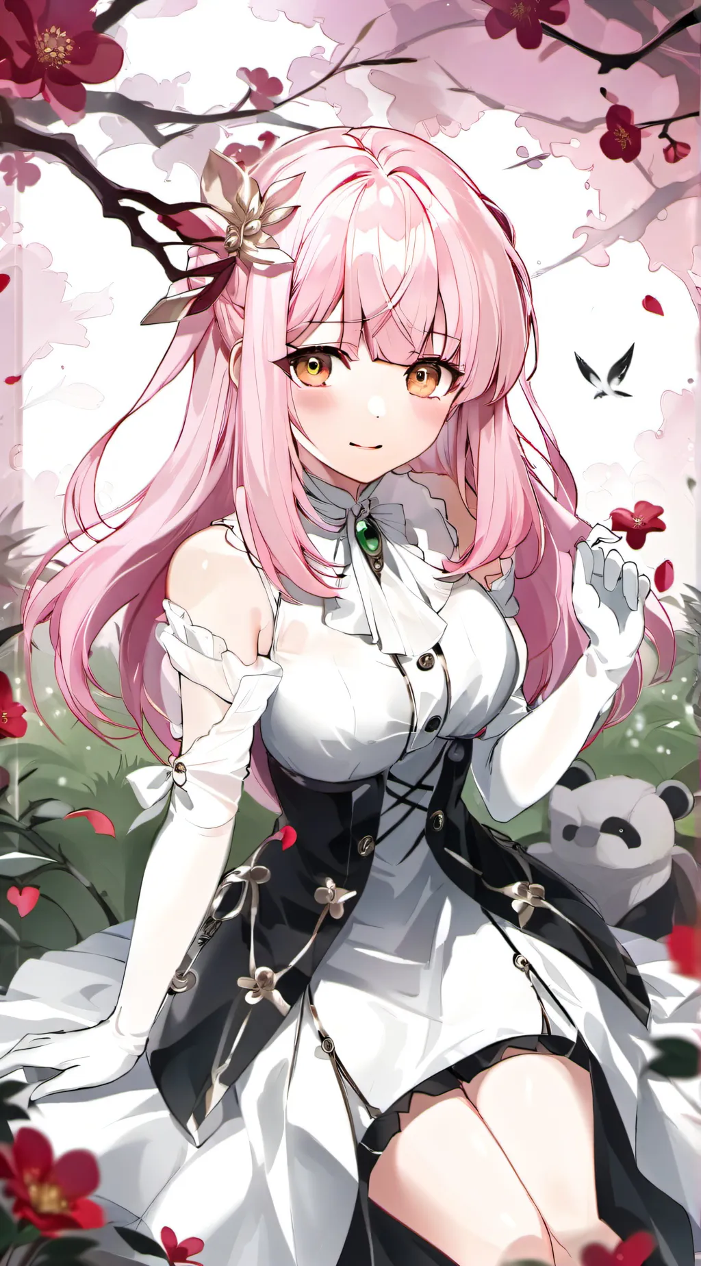 ai character: Peony background
