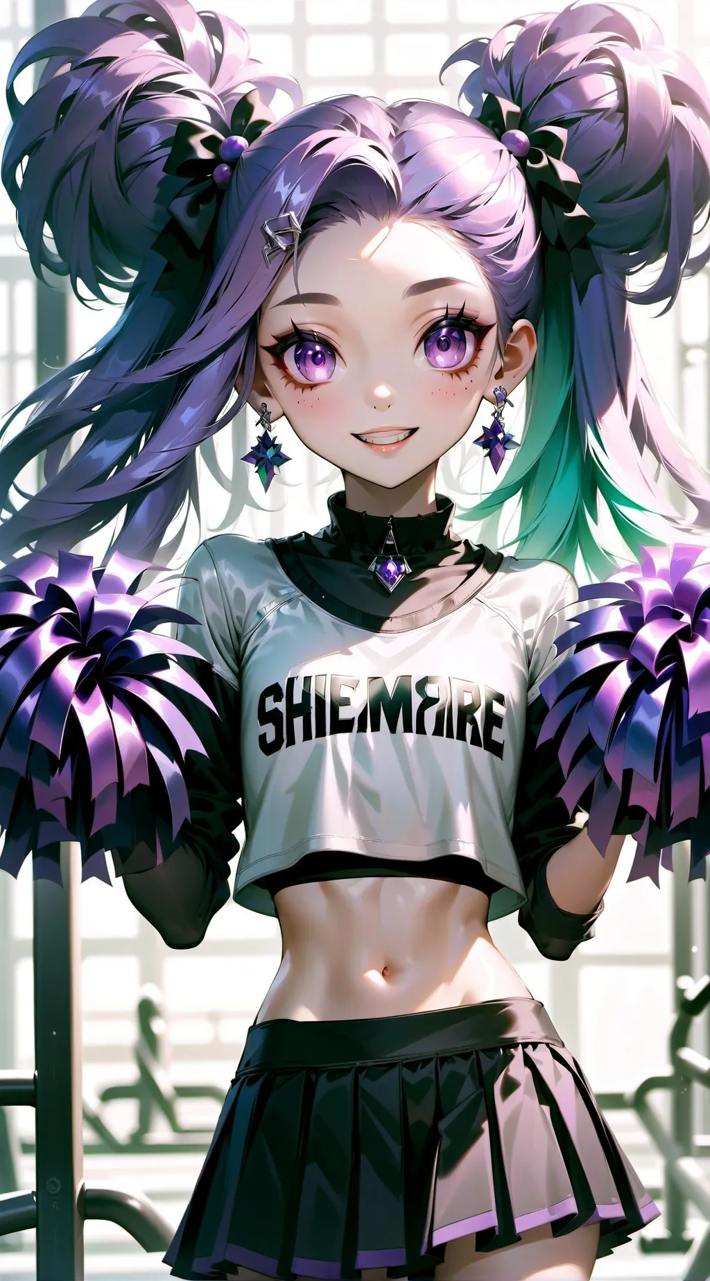 ai character: Stacy  background