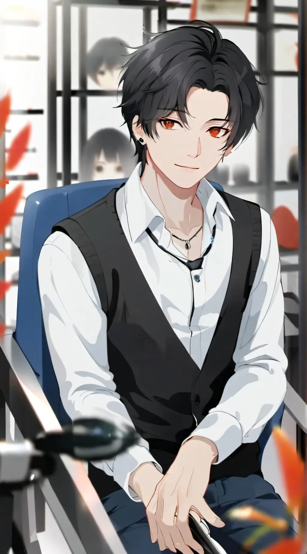 ai character: Max background