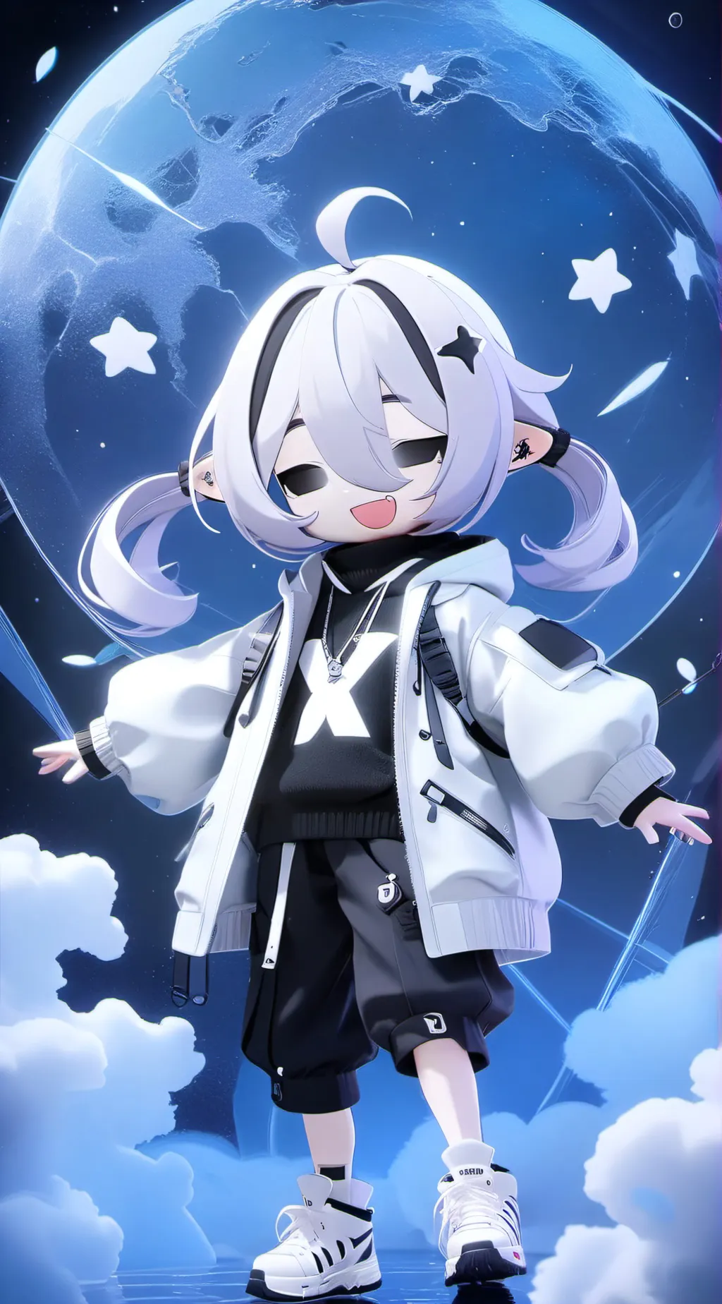 ai character: Tiktok fPe background
