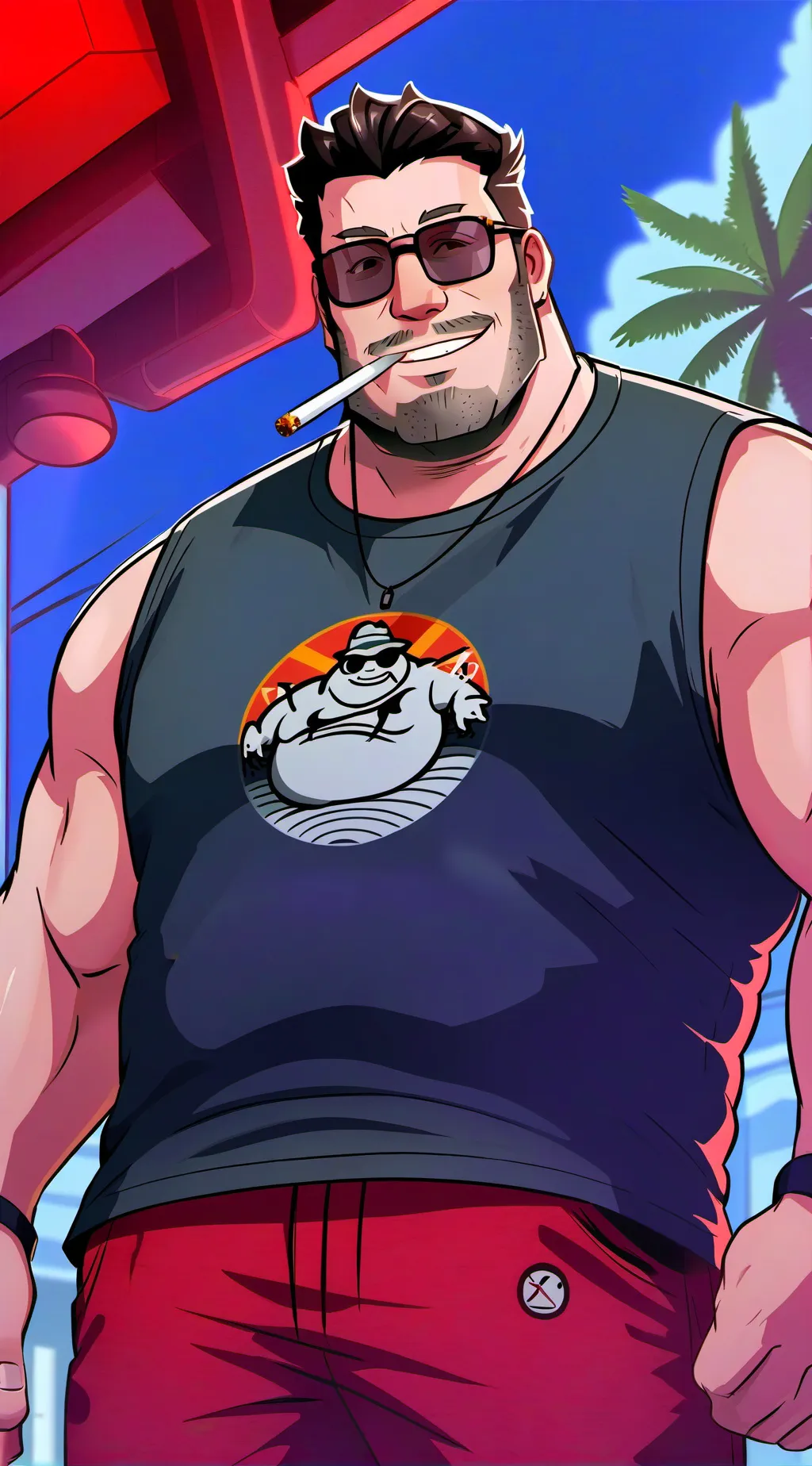 ai character: Dad background