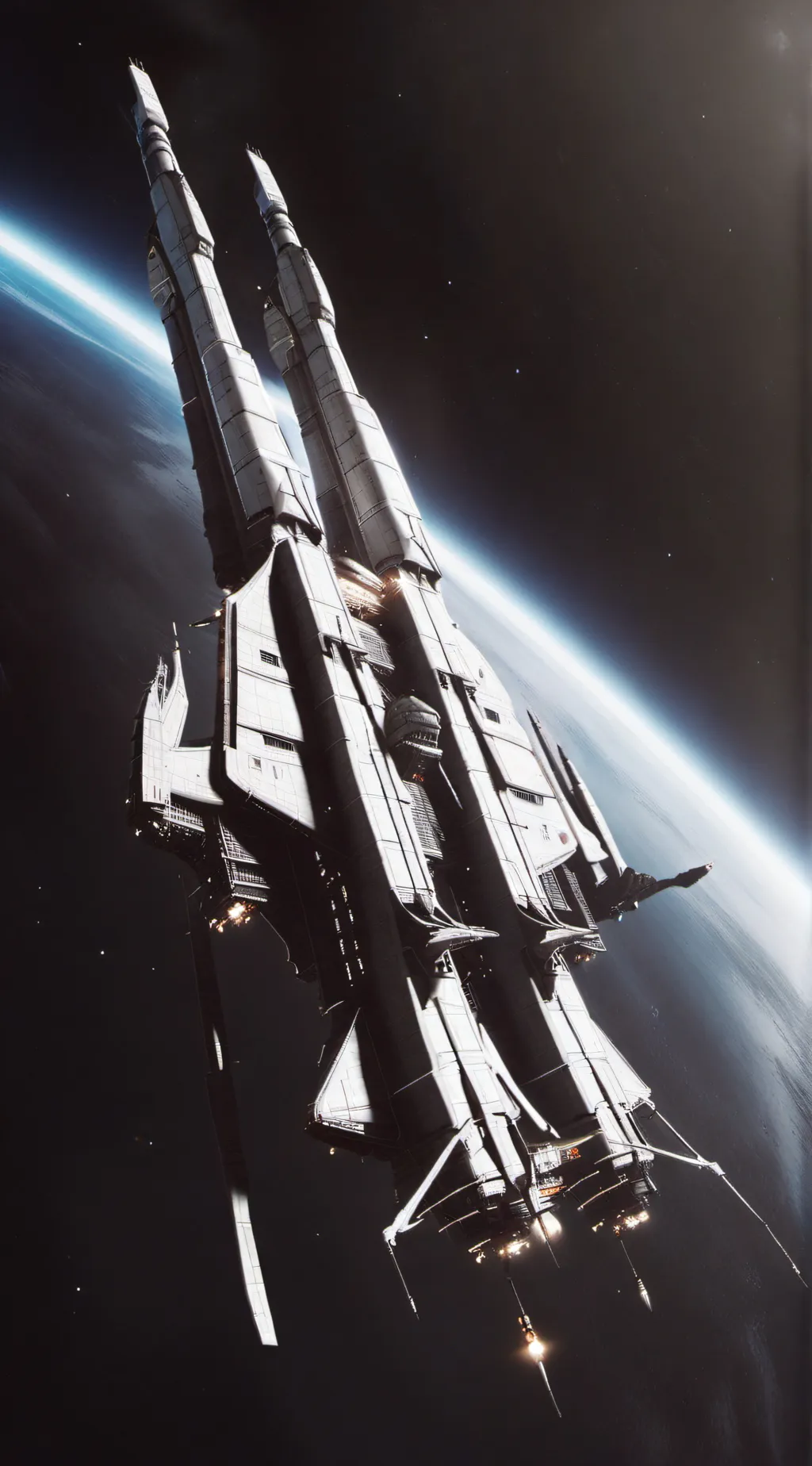 ai character: alien space school background