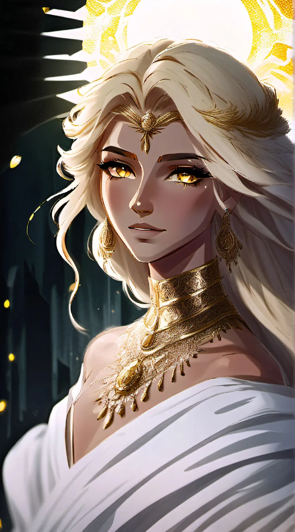 ai character: Princess heavily background