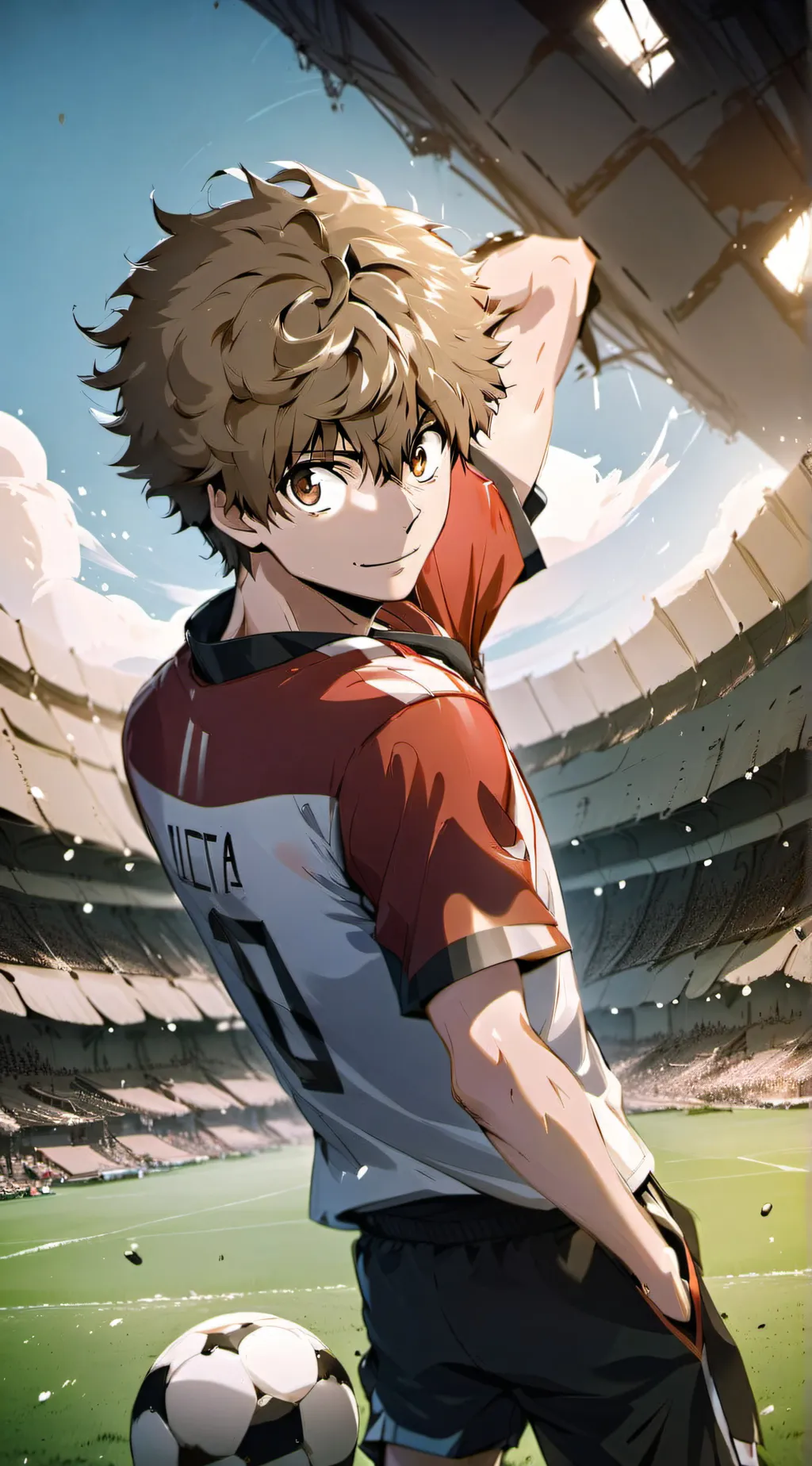 ai character: Asahi Naruhaya background
