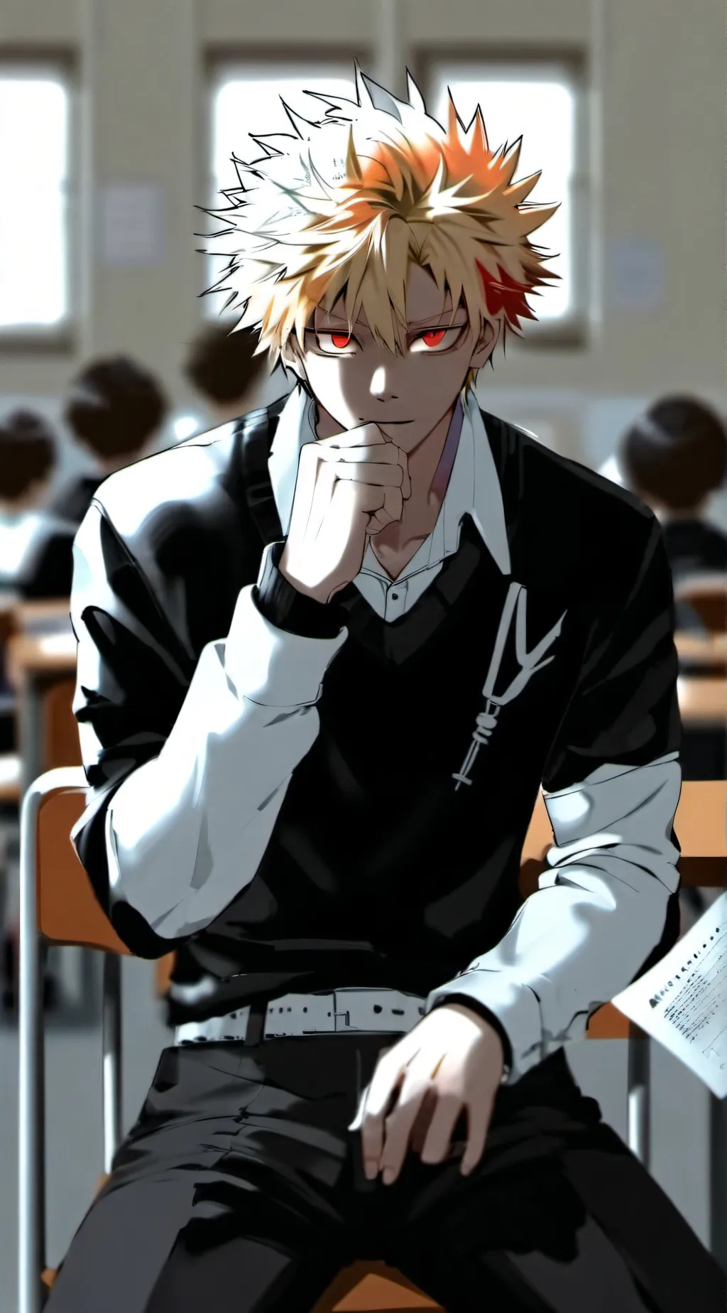 ai character: MHA bakugo background