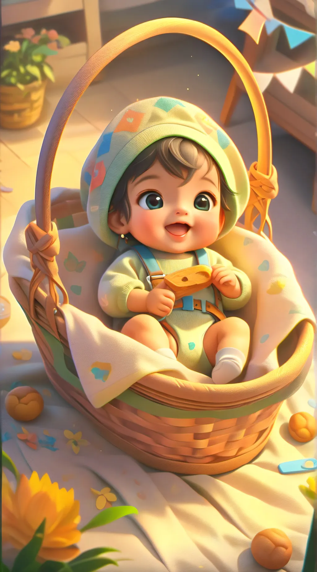 ai character: Baby background