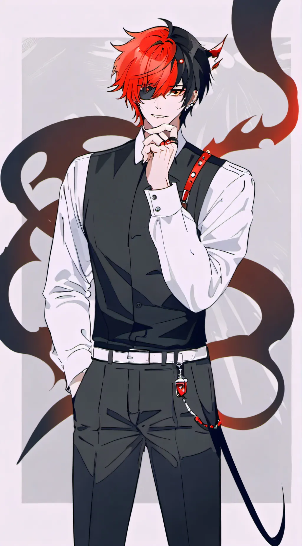 ai character: Xaxel background