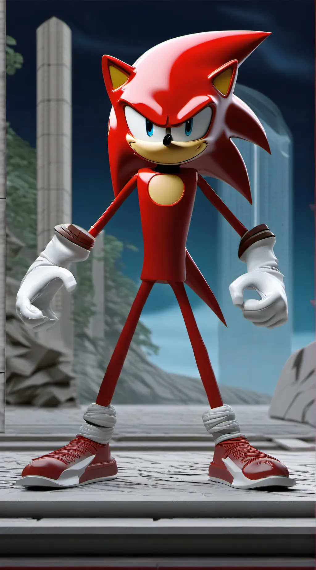 ai character: sonic.exe og background